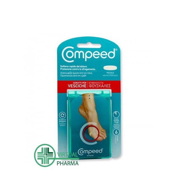 Compeed Cerotti in Gel Vesciche Piccolo 6 pezzi