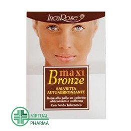 Incarose Maxi Bronze Salvietta Autoabbronzante Viso e Decolletè
