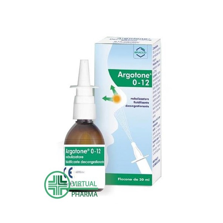 Argotone 0-12 Nebulizzatore Fluidificante Decongestionante 20 ml