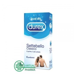 Durex Settebello Classico Profilattico 6 Pezzi