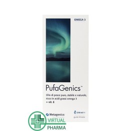 Metagenics Pufagenics Liquid Limone Omega 3 Vitamina E 210 ml