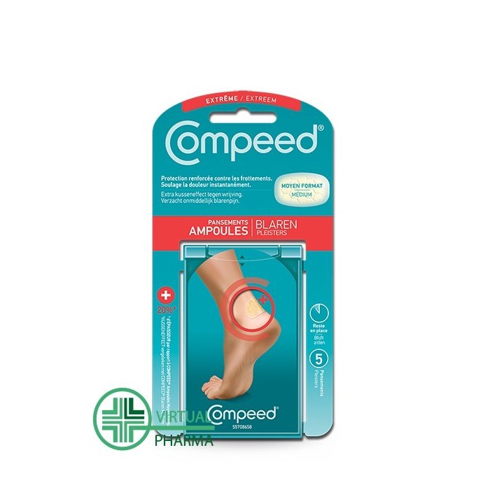 Compeed Cerotto Vesciche Medio 5 cerotti