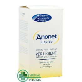 Anonet Liquido Detergente Intimo 150 ml + 15 salviette omaggio