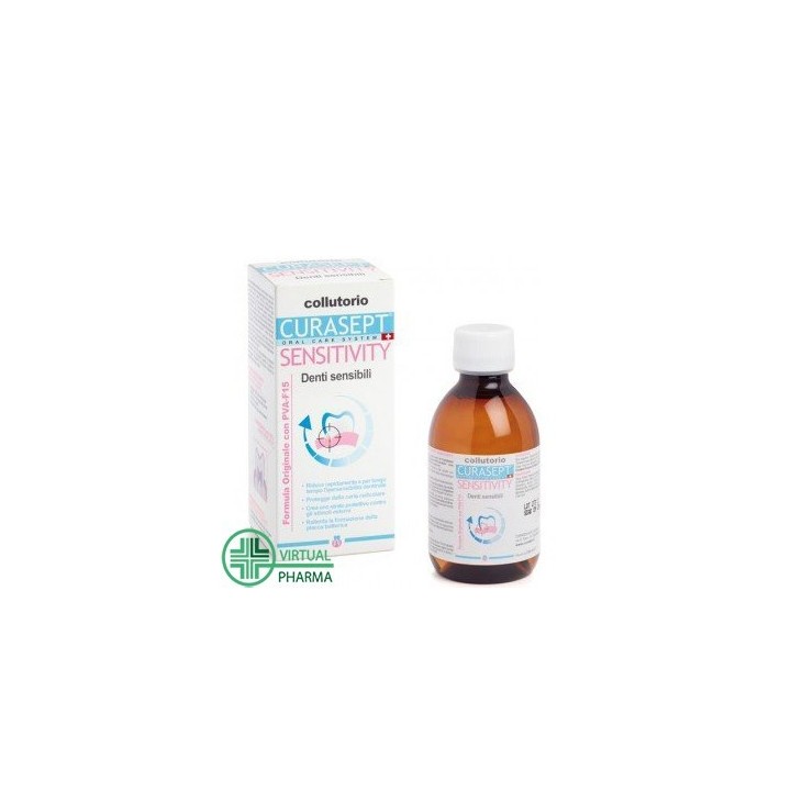 Curasept Sensitivity Collutorio Denti Sensibili 200 ml + Gel Dentifricio Omaggio
