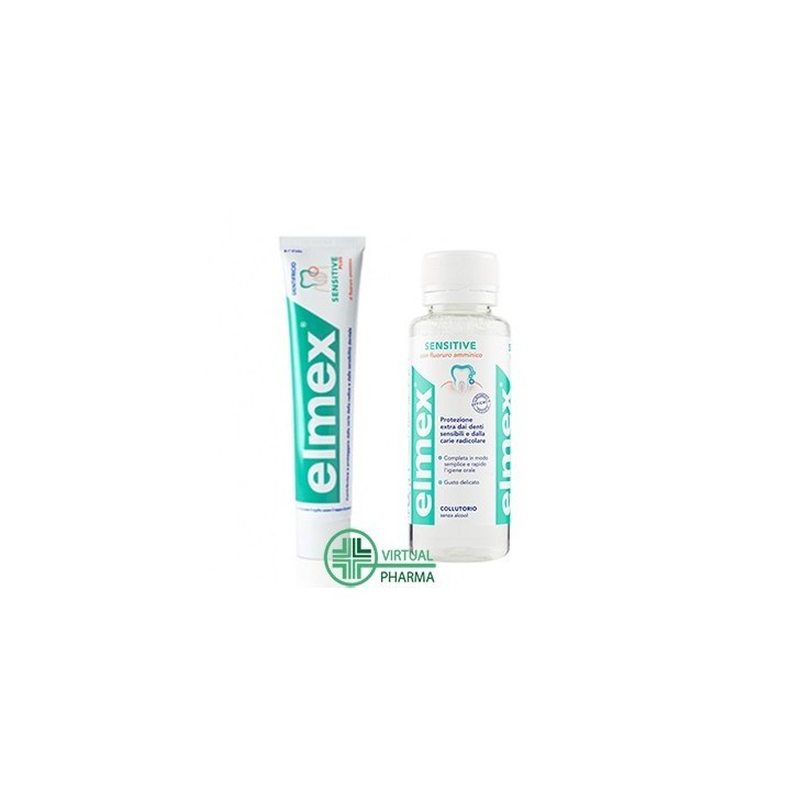 Elmex Dentifricio Sensitive 100 ml + Elmex Sensitive Collutorio 100 ml