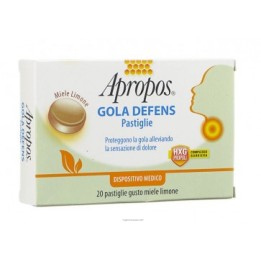 Apropos Gola Defens Miele Limone 20 pastiglie