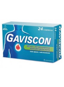 Gaviscon 500mg+267mg Menta...