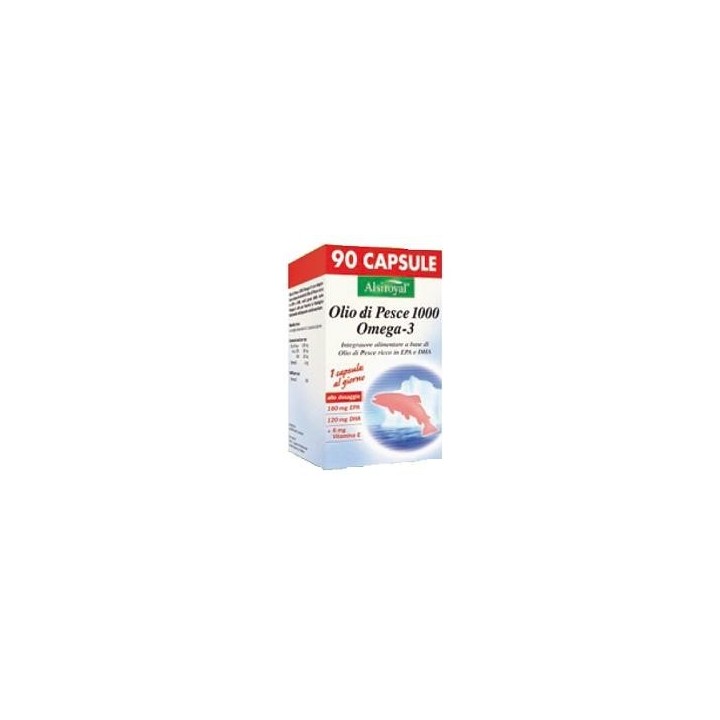 Alsiroyal Olio di Pesce 1000 Omega 3 90 capsule