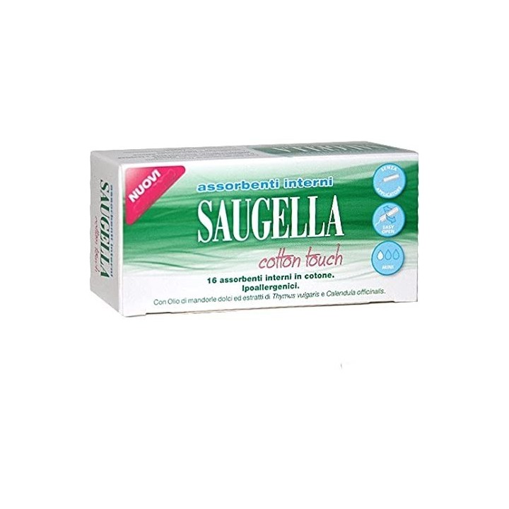 Saugella Assorbenti Interni Cotton Touch Regular 16 pz