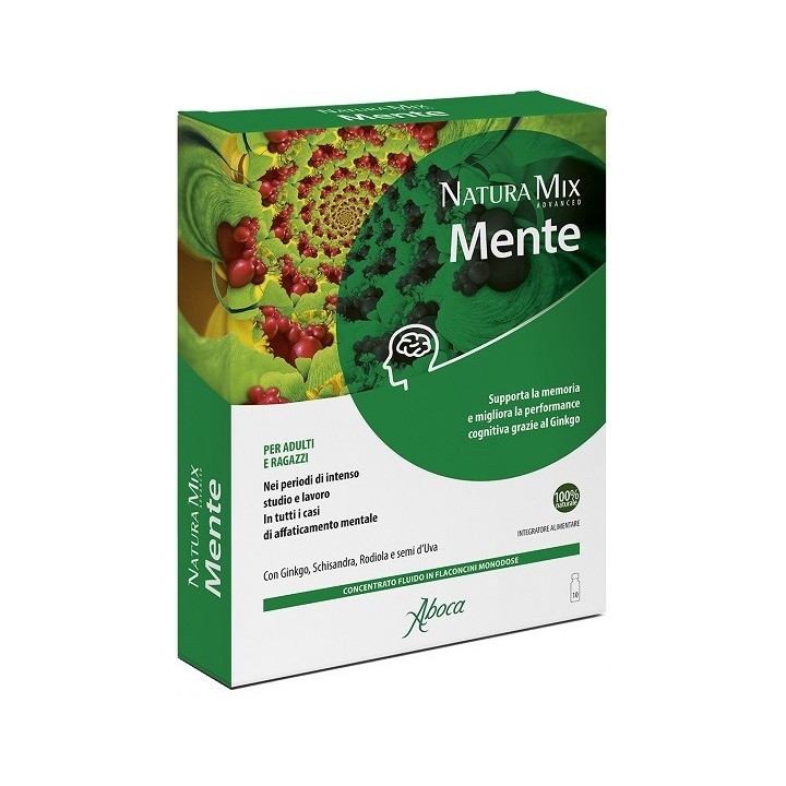 Aboca Natura Mix Advanced Mente 10 flaconcini