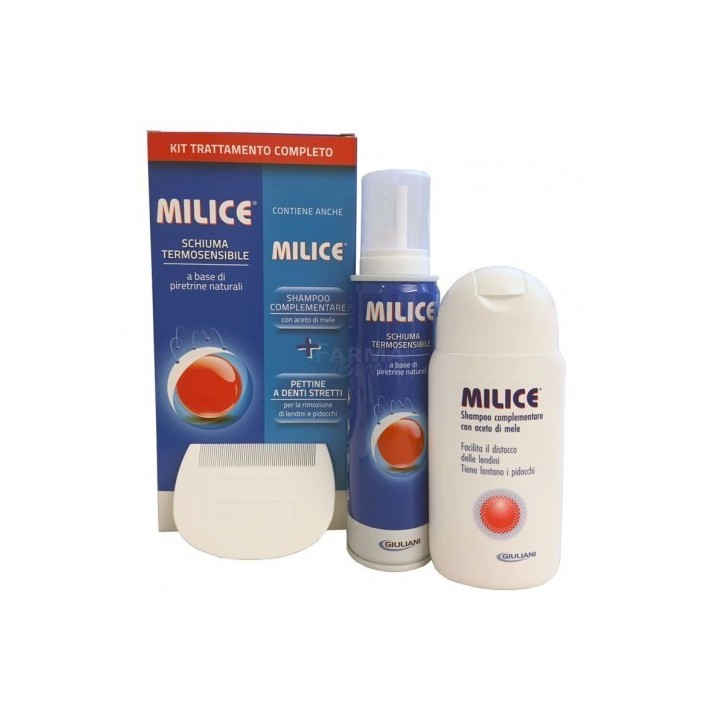 Milice Multipack Schiuma + Shampoo e Pettine