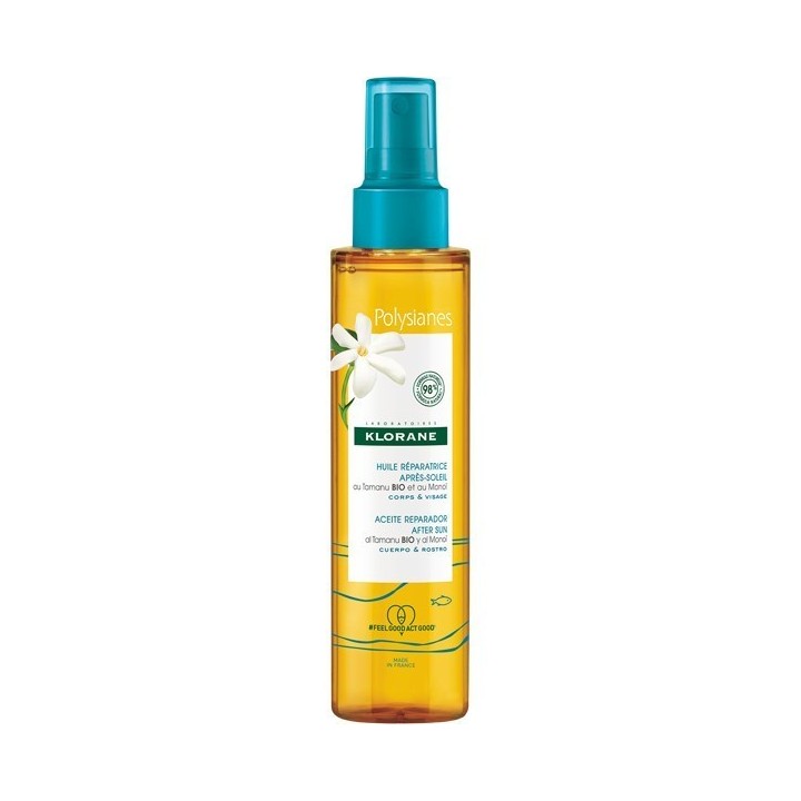 Klorane Olio Ristrutturante Doposole Viso E Corpo 150ml