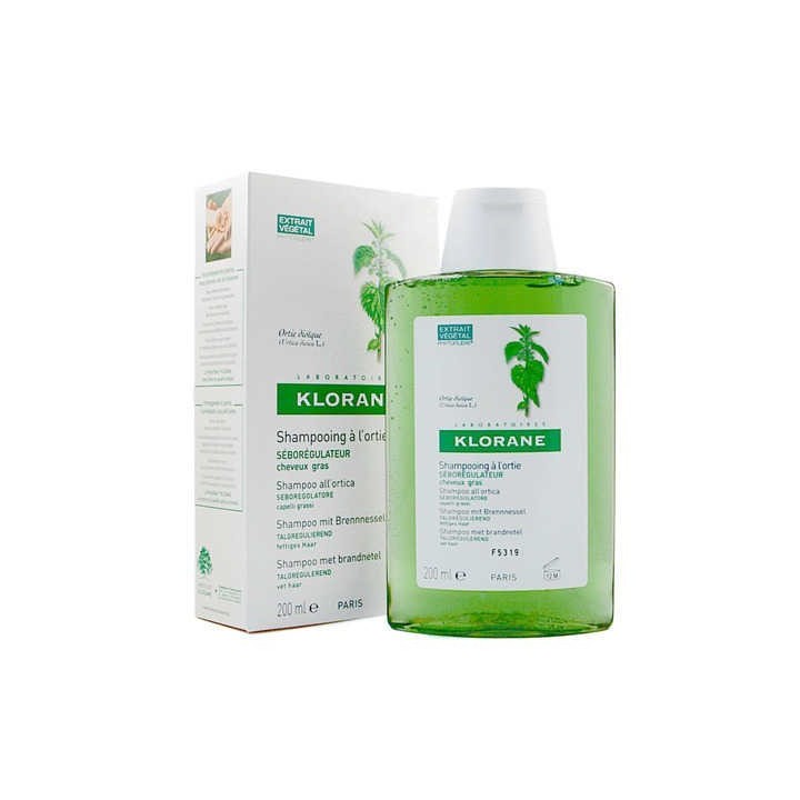Klorane Shampoo Seboregolatore all'Estratto di Ortica 200 ml