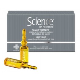 Science Tonico Trattante Coadiuvante Nella Prevenzione Della Caduta Dei Capelli 4 ampolle da 5 ml