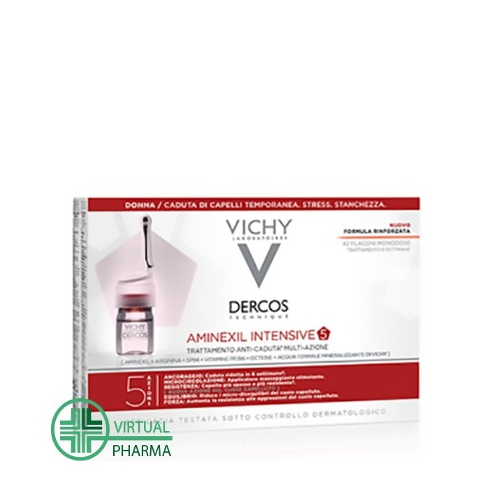 Vichy Dercos Aminexil Intensive 5 Donna 21 flaconi