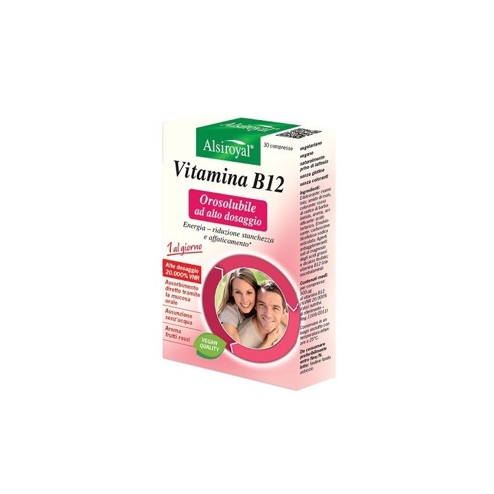Alsiroyal Vitamina B12 30 compresse orosolubili