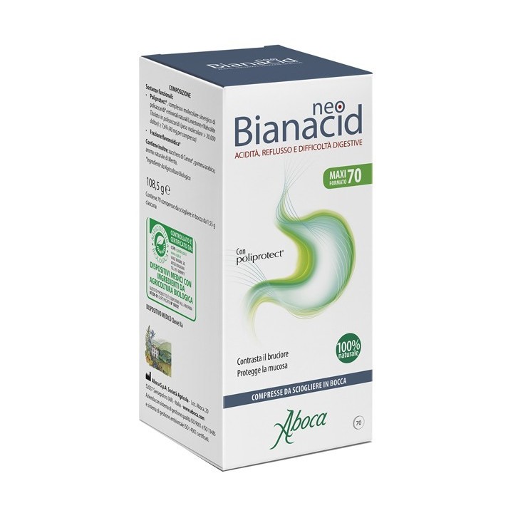 Aboca Neobianacid 70 Compresse Masticabili