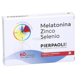 Dr Pierpaoli Melatonina Zinco Selenio 60 compresse da 200 mg