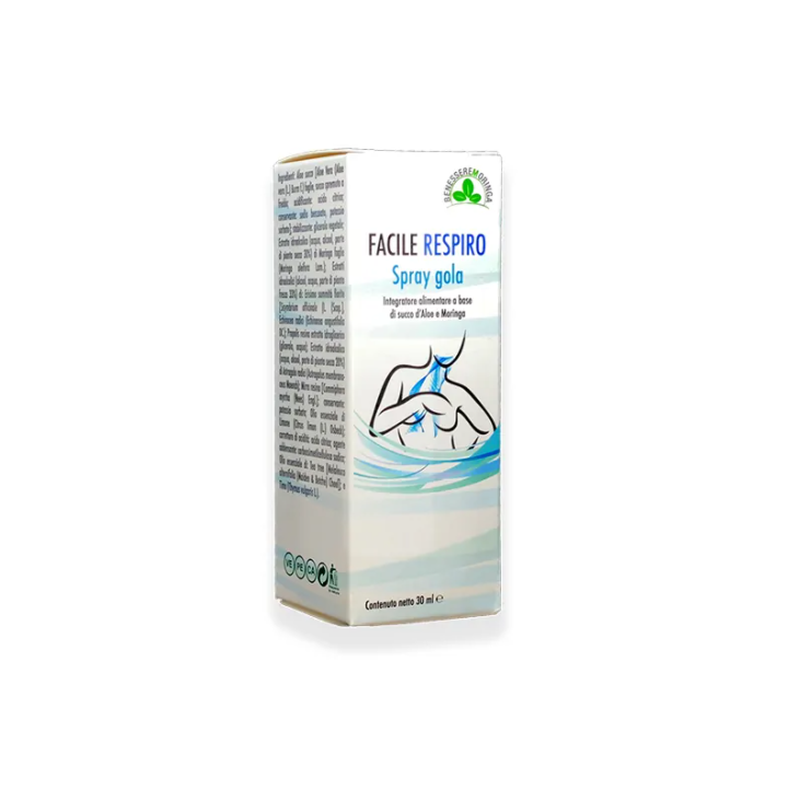 Benessere Moringa Facile Respiro Spray Gola 30 ml