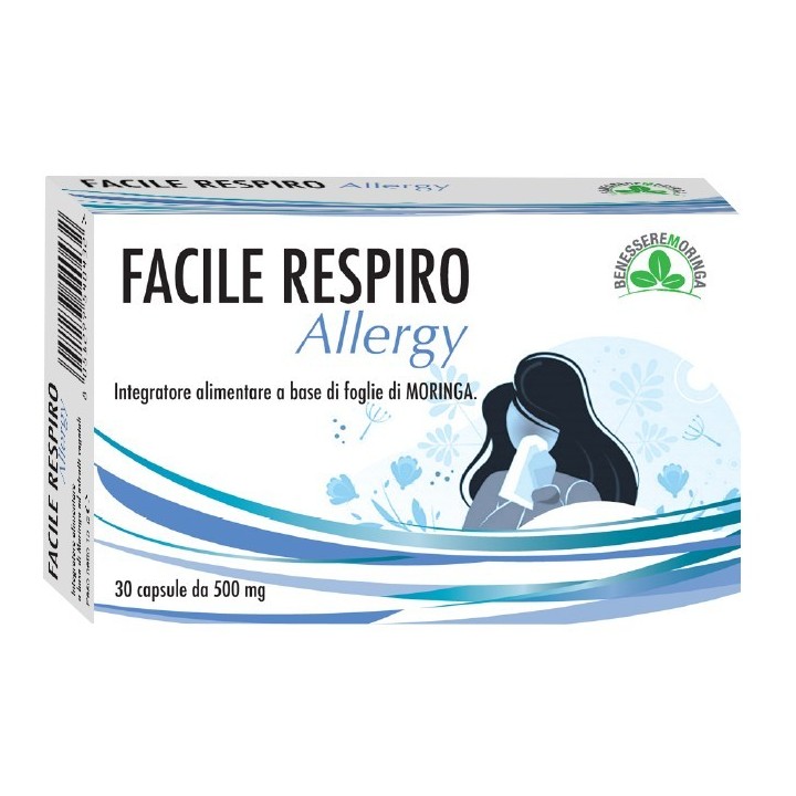 Benessere Moringa Facile Respiro Allergy 30 capsule