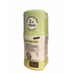 Fiocchi di Riso Talco Non Talco Spray Family Pack 100 ml X 2 Confezioni