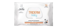 Bionike Triderm Baby Salviettine Detergenti 72 pezzi