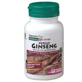 Nature's Plus Herbal Actives Ginseng Coreano 60 Capsule