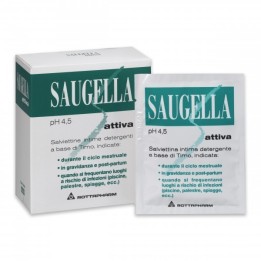 Saugella Attiva Salviettine 10 bustine monouso