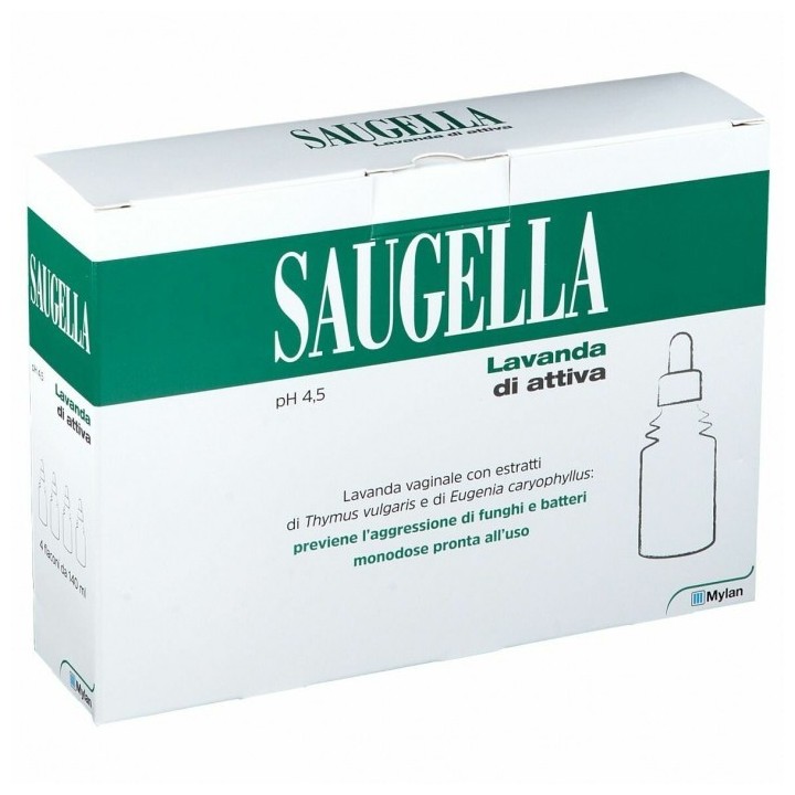 Saugella Attiva Lavanda 4 flaconi da140 Ml