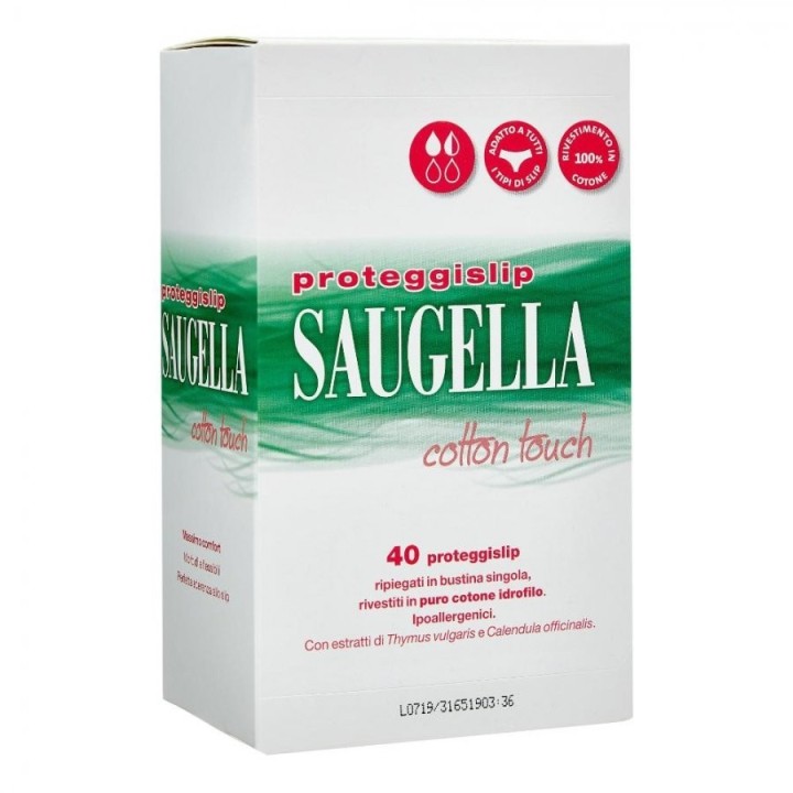 Saugella Proteggislip Cotton Touch 40 bustine ripiegate
