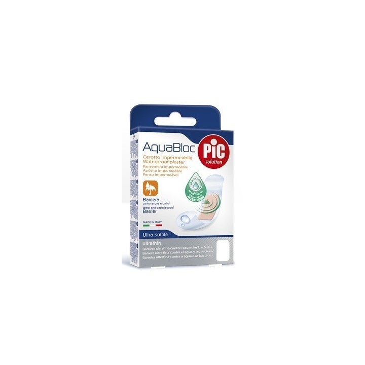 Cerotto Pic Aquabloc 10x6cm Sterile Antibatterico 5 Pezzi