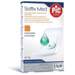 Pic Soffix Med Cerotti Antibatterici 10x12cm 5 Pezzi