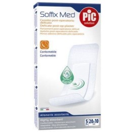 Pic Soffix Med Cerotti Antibatterici 10x20cm 5 Pezzi