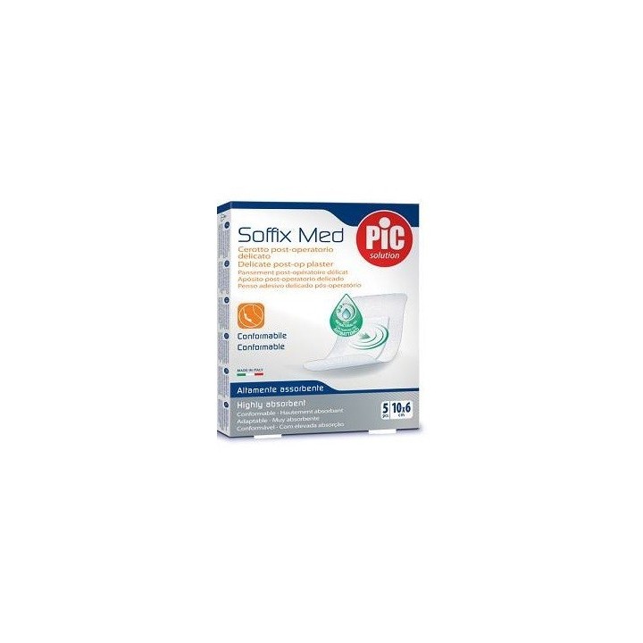 Pic Soffix Med Cerotto Sterile 10x6 5 Pezzi
