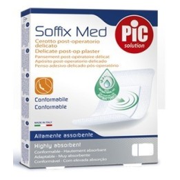 Pic Soffix Med Cerotto Sterile 30X10 3 Pezzi Antibatterico