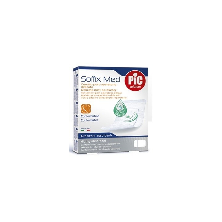 Pic Soffix Med Cerotto Sterile 30X10 3 Pezzi Antibatterico