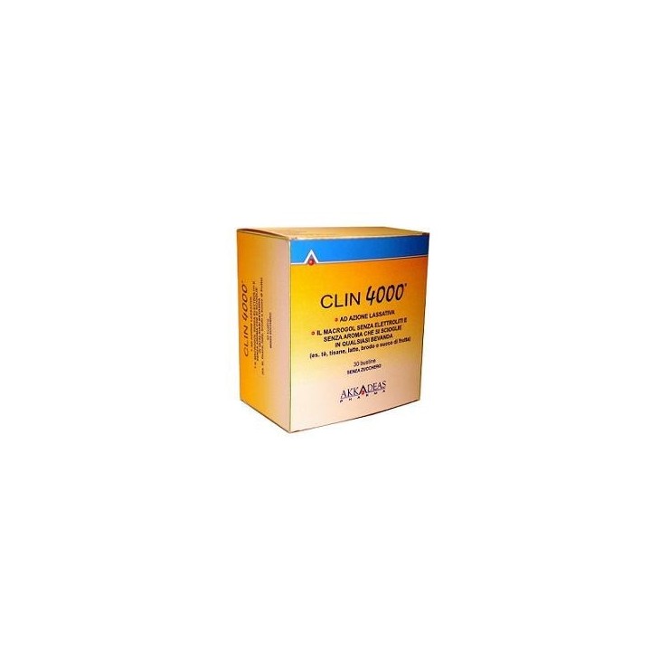 Clin 4000 Lassativo 30 Bustine Monodose 10g