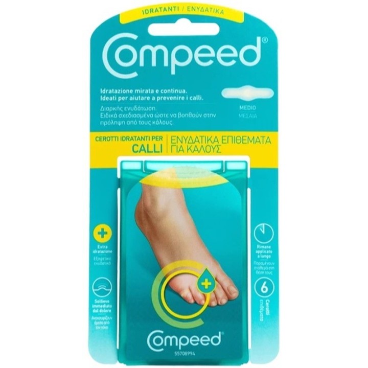 Compeed Cerotti Calli Idratanti 6 Pezzi