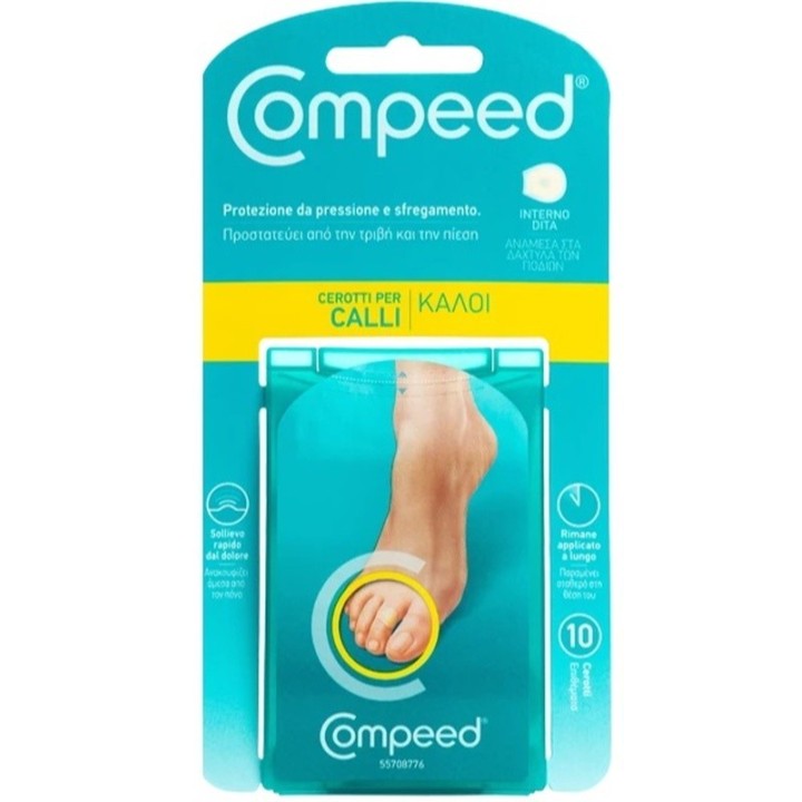Compeed Cerotti Calli Interno Dita 10 Pezzi