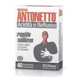 Digestivo Antonetto Acidità e Reflusso 40 Compresse