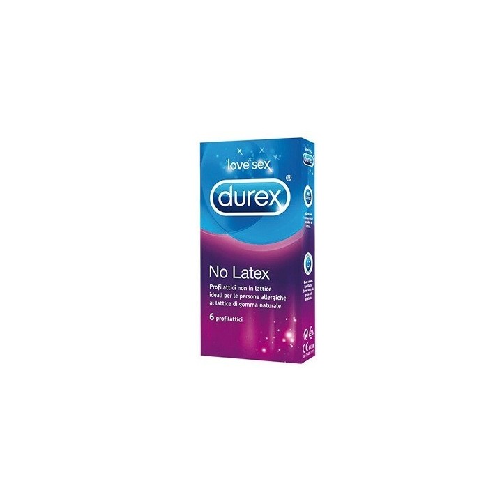 Durex No Latex Profilattico 6 Pezzi