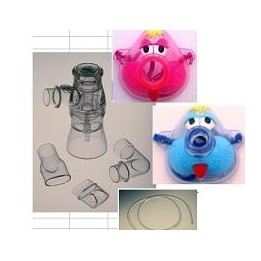Fisiojet Junior Kit per Aerosol Rosa
