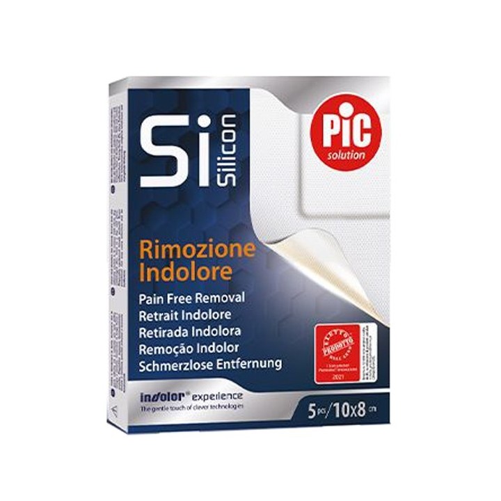 Pic Cerotto Post Operatorio Silicone 5x7cm 5 Pezzi