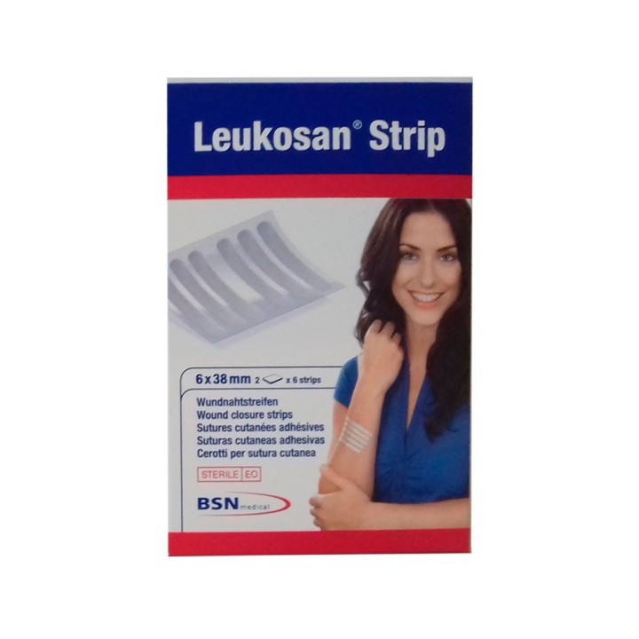 Leukosan Strip 6x38mm 2 Buste Da 6 Cerotti