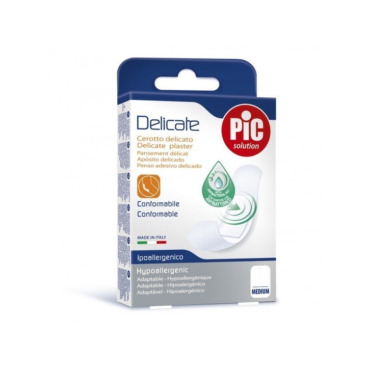 Pic Delicate Extra Cerotto Antibatterico 10 Pezzi