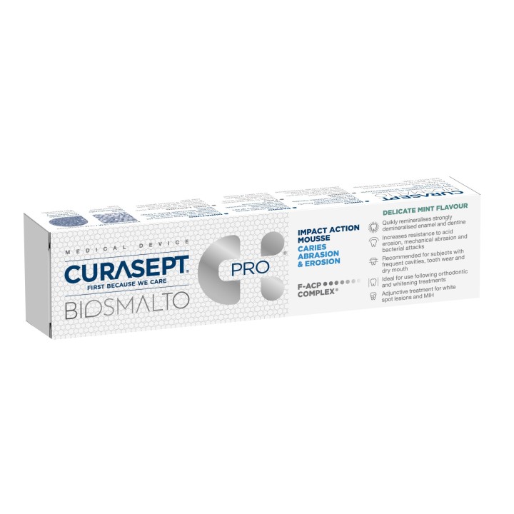 Curasept Biosmalto Carie Mousse Menta 50ml