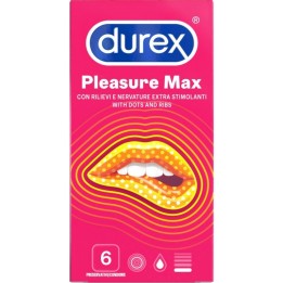 Durex Pleasuremax Easyon Profilattico 6 Pezzi