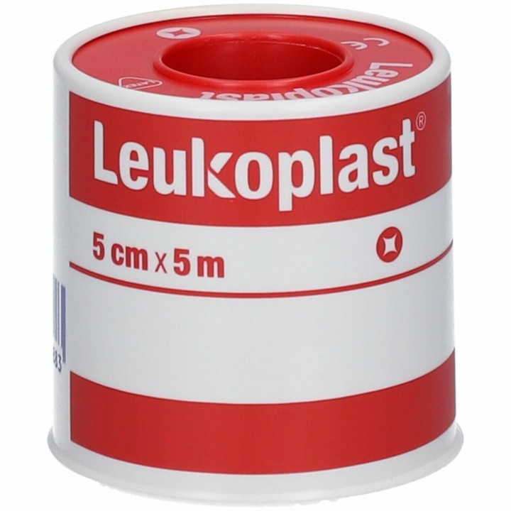 Leukoplast Pelle Cerotto Chirurgico In Rocchetto 5mx5cm