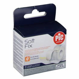 Pic Soft Fix Cerotto Rocchetto Tessuto Non Tessuto 2.5x914cm Dispenser 1 Pezzo