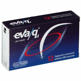 Eva Qu Supposte Effervescenti 12 Pezzi